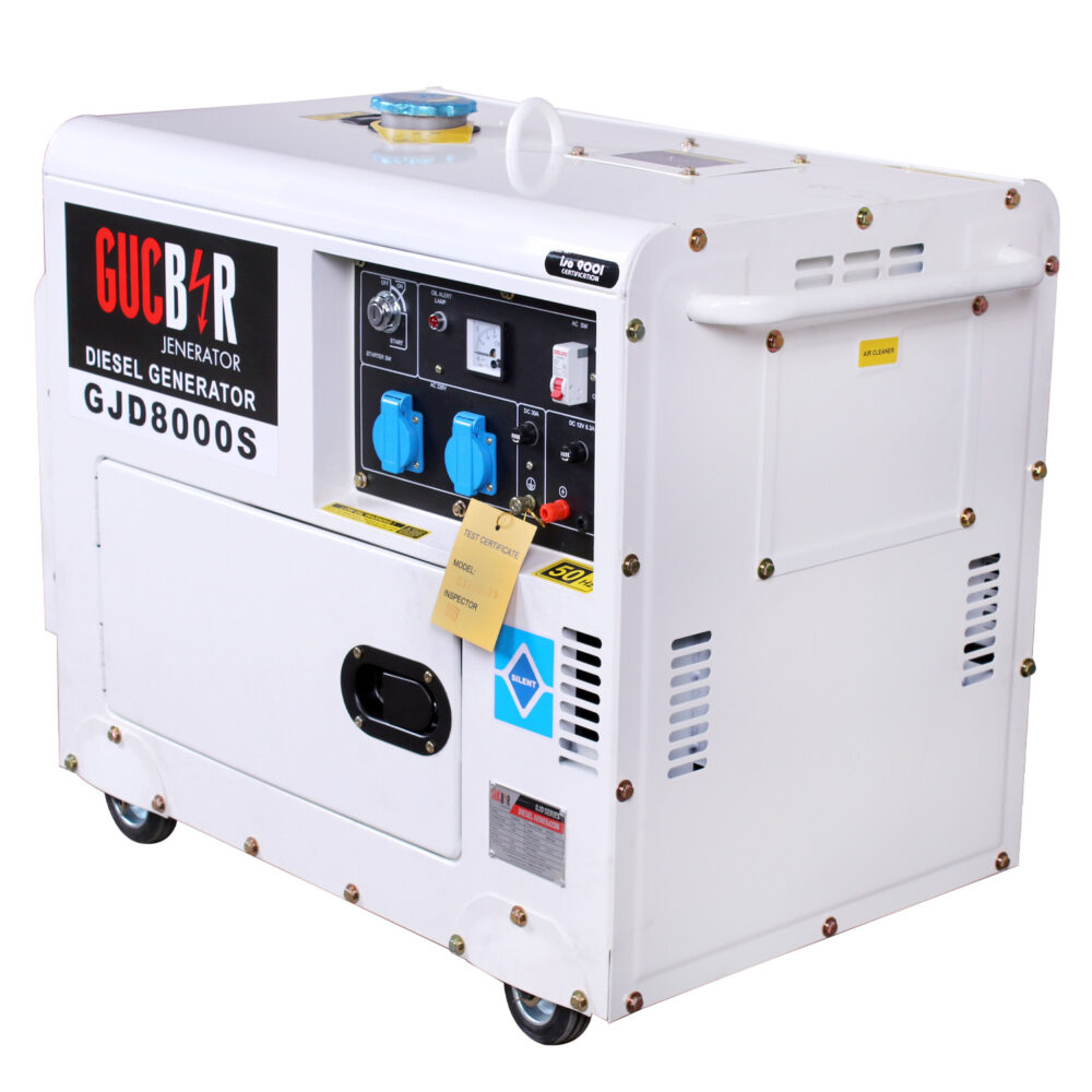 Генератор дизельний Gucbir GJD8000S 8 kWa 1 фаза