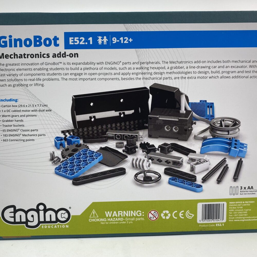 Мехатроніка для GinoBot - Mechatronics Add-on