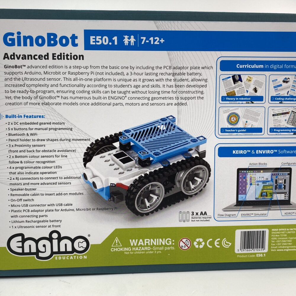 робот GinoBot в Комплектації Advanced Edition